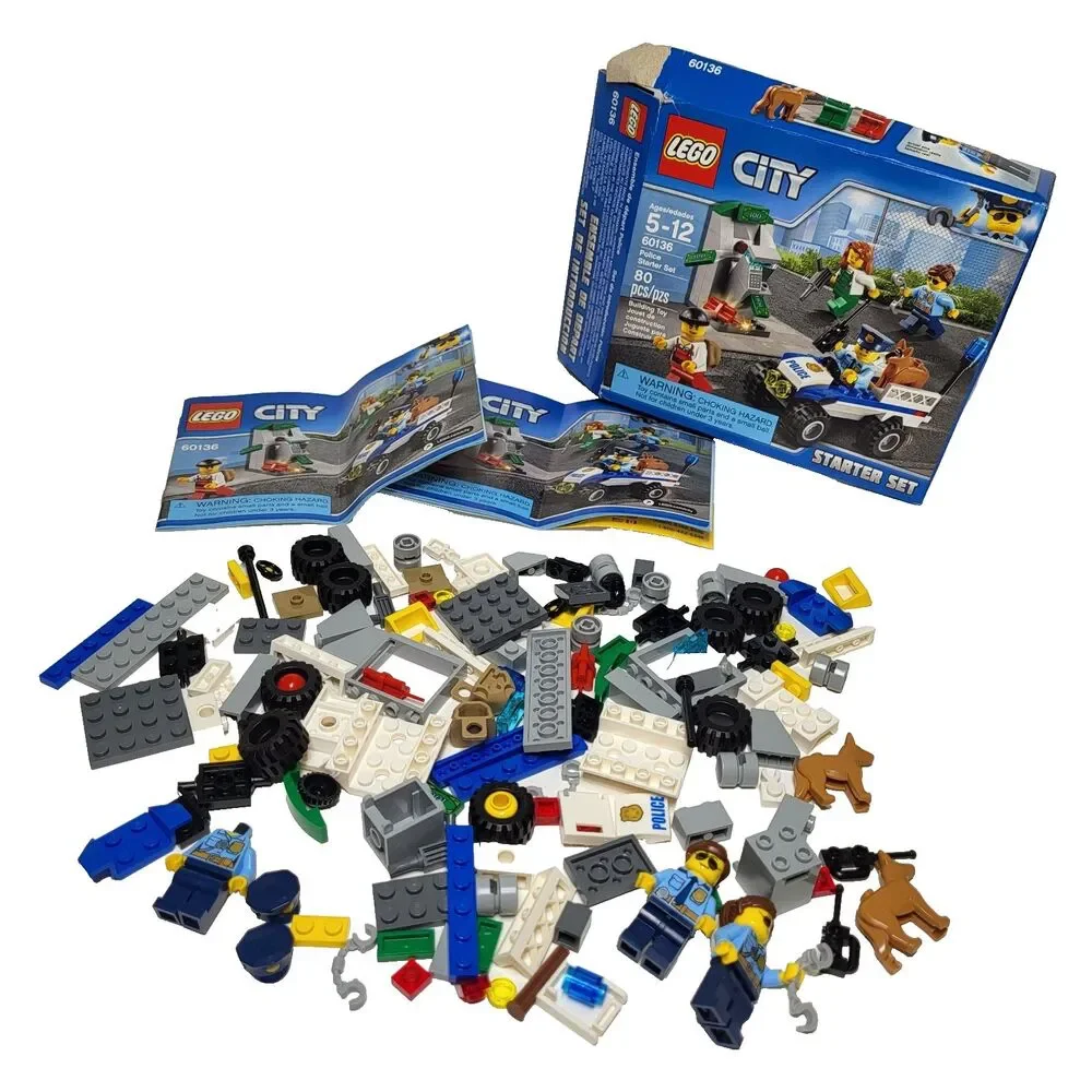 LEGO CITY: Police Starter Set 60136 Incomplete 2 Sets